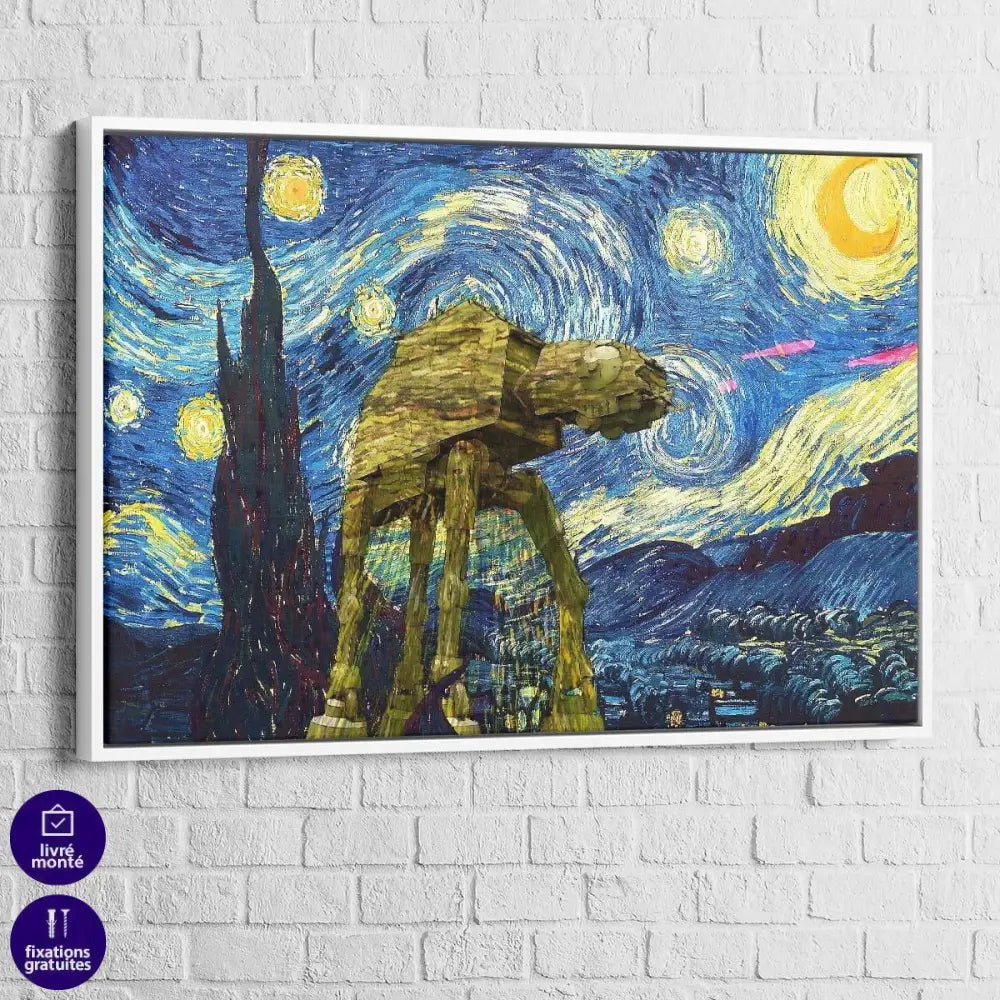 Tableau Star Wars Van Gogh Collection - Montableaudeco