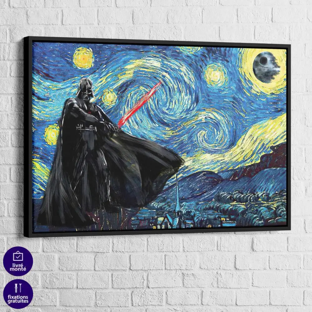 Tableau Star Wars Van Gogh Collection - Montableaudeco