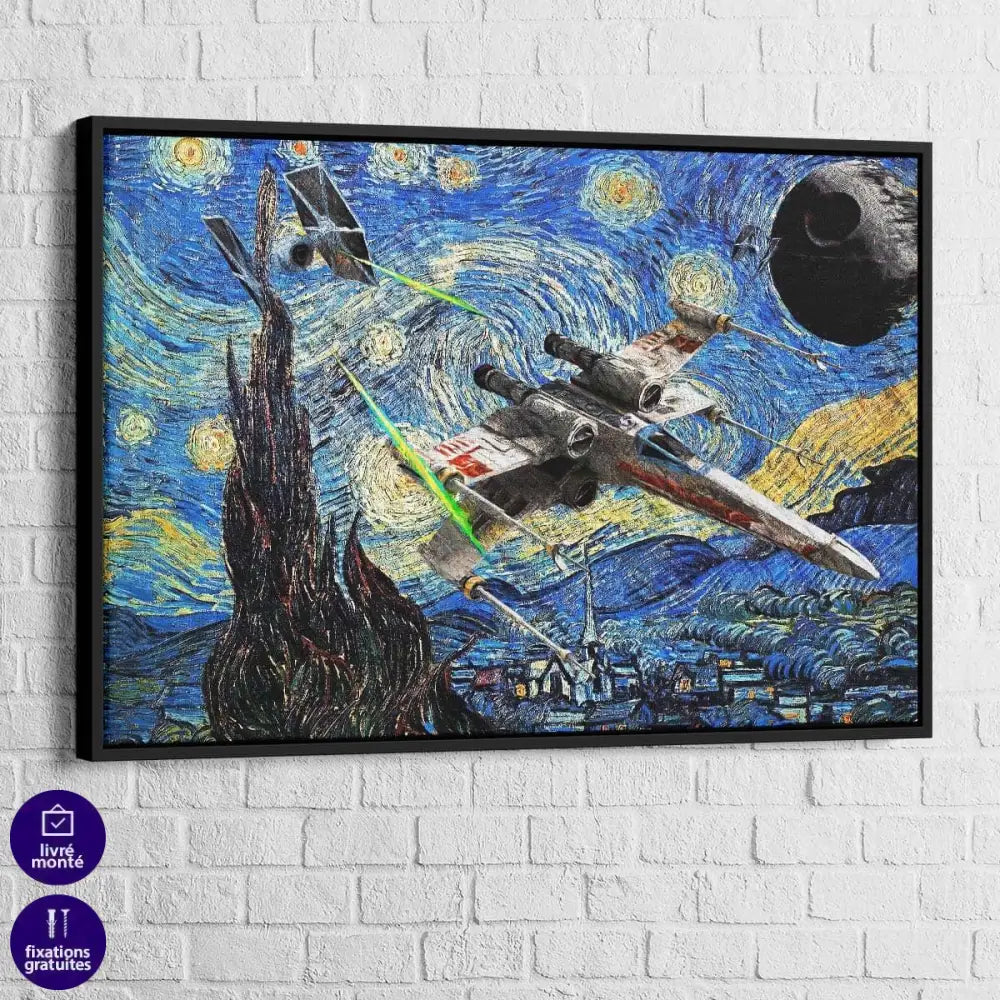 Tableau Star Wars Van Gogh Collection - Montableaudeco