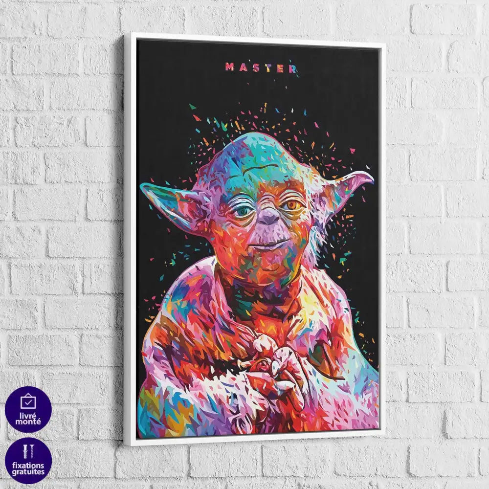 Tableau Star Wars Yoda Master - Montableaudeco
