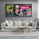 Tableau Street Art 100 Dollars - Montableaudeco