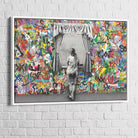 Tableau Street Art Banksy The Window - Montableaudeco