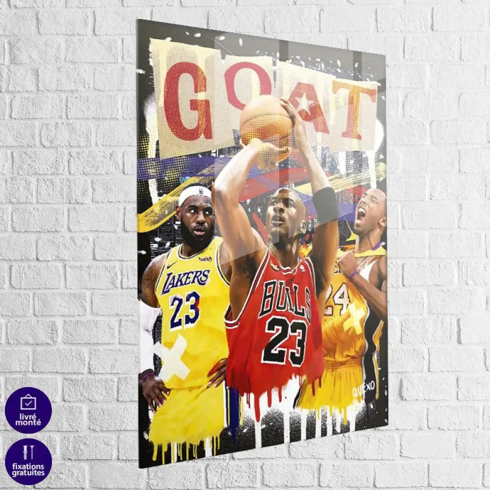 Tableau Street Art Basketball Légend - Montableaudeco