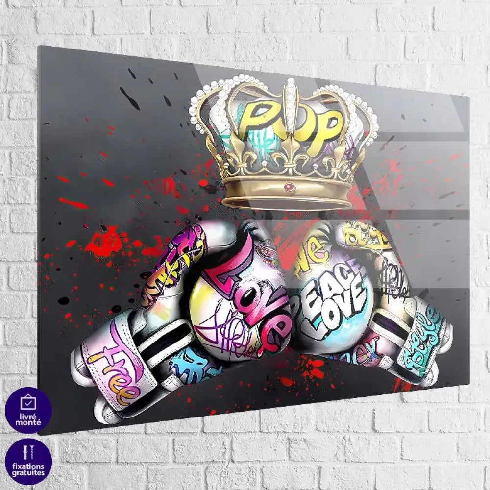 Tableau Street Art Boxing Royale - Montableaudeco