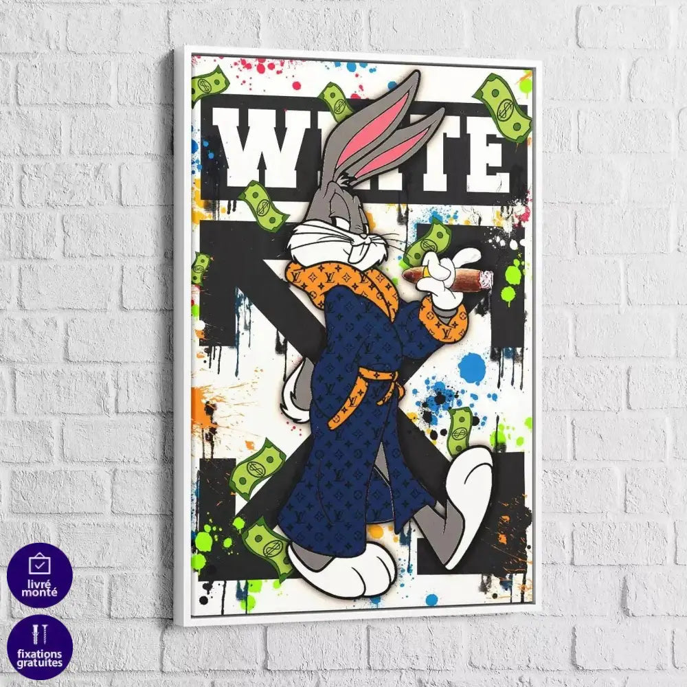 Tableau Street Art Bugs Bunny - Montableaudeco
