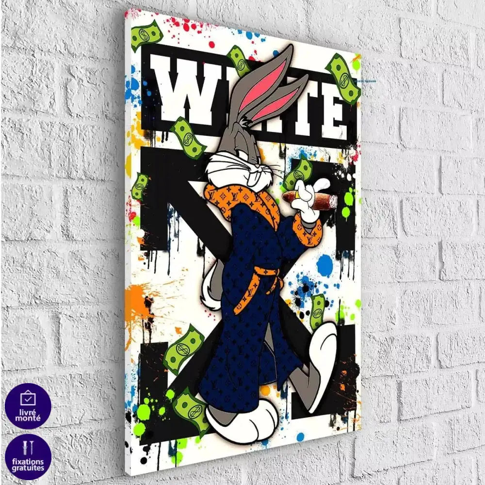 Tableau Street Art Bugs Bunny - Montableaudeco