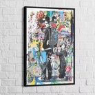 Tableau Street Art Charlie Chaplin Life is Beautiful - Montableaudeco