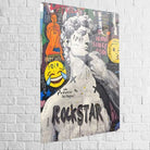 Tableau Street Art David Revisité 40x60cm / Plexiglas Tableau Street art