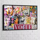 Tableau Street Art Fashion Vogue & Co - Montableaudeco