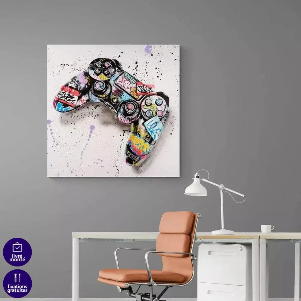 Tableau Street Art Gamer - Montableaudeco
