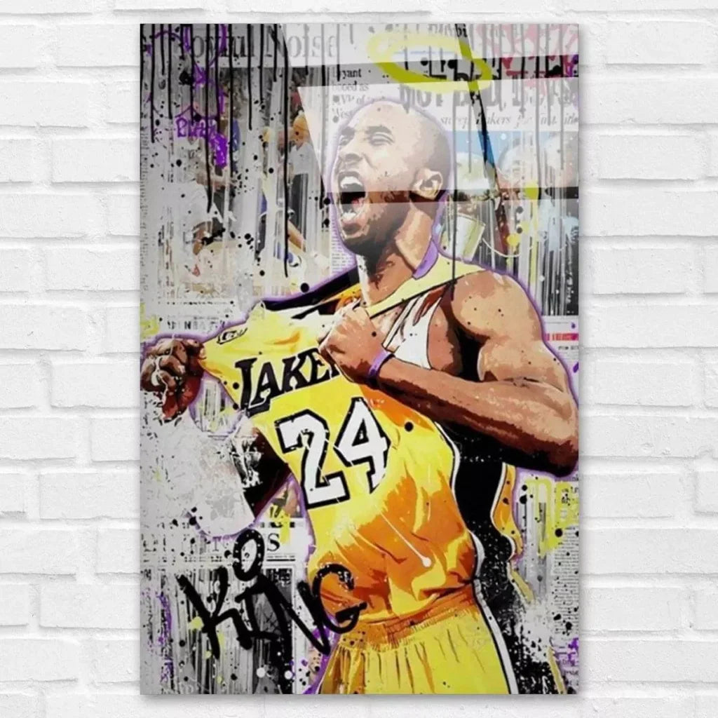 Street Art Kobe Bryant - Montableaudeco