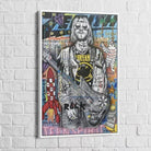 Tableau Street Art Kurt Cobain Teen Spirit - Montableaudeco
