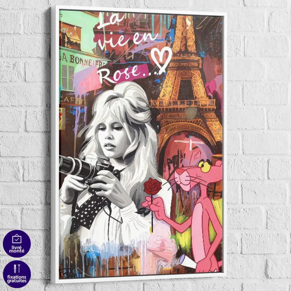 illustration urbaine pop culture parisienne


