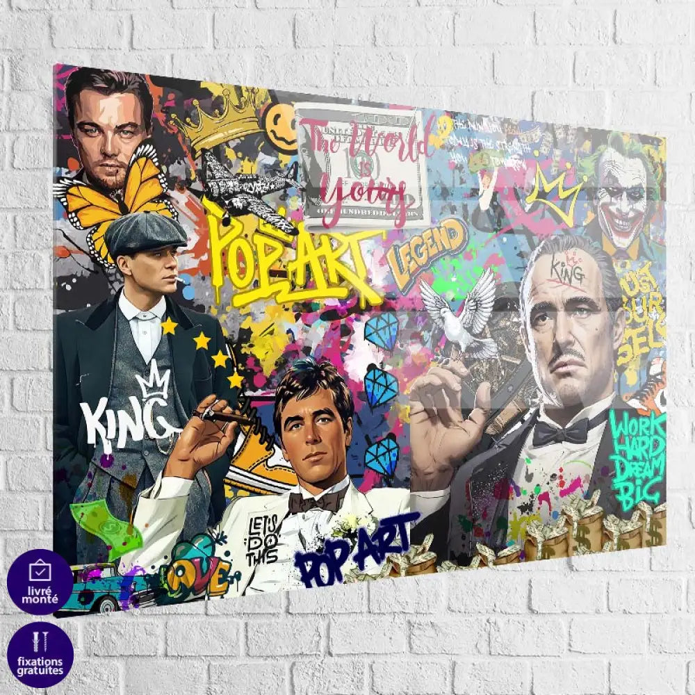 StreetTableau street art Le Monde T’appartient, collage pop et graffiti, 