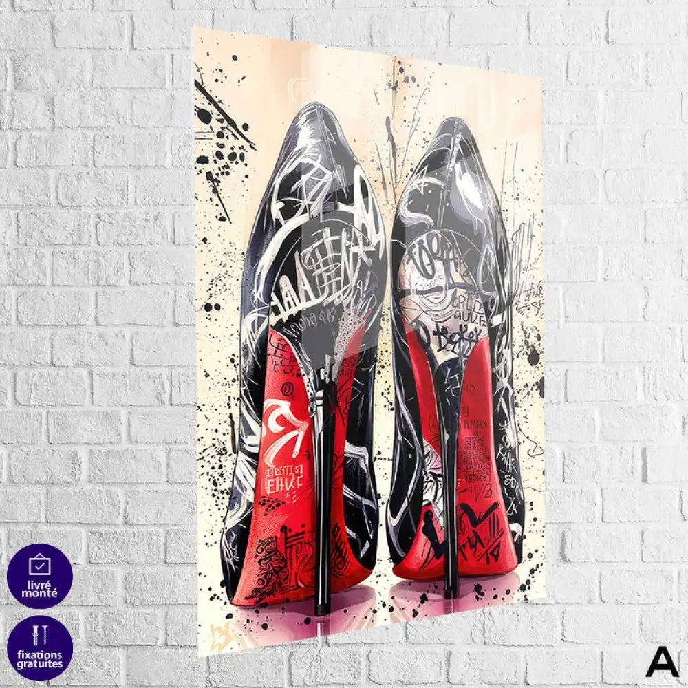 Tableau Street Art Louboutin | Profitez des Promos & Livraison Offerte