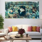 Tableau Street Art Monopoly One Dollar - Montableaudeco