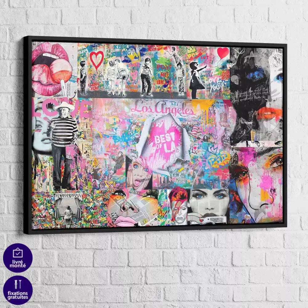 Tableau Street Art Mosaïque - Montableaudeco