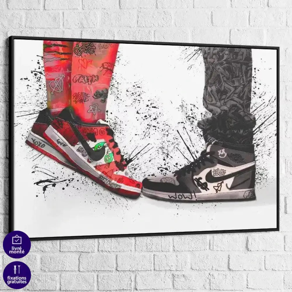 Tableau Street Art Nike Street - Montableaudeco