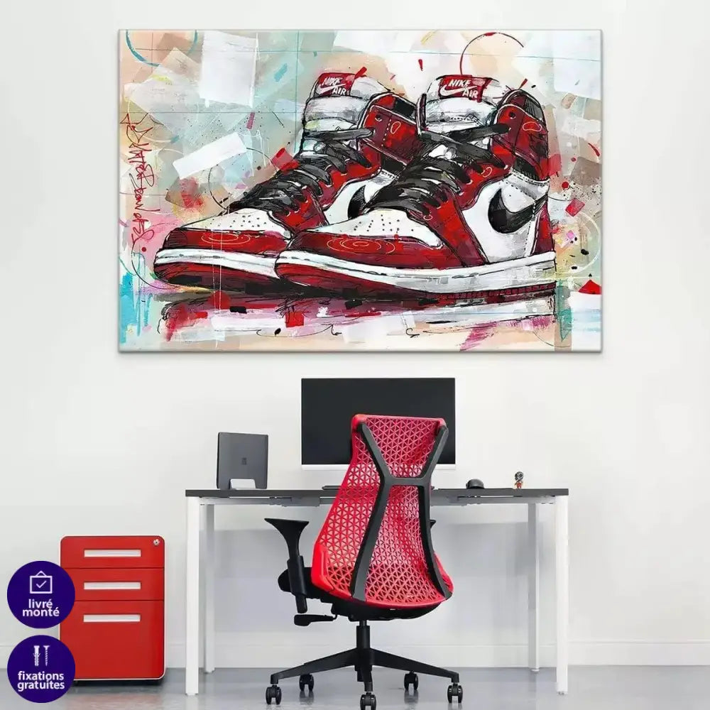 Tableau Street Art Nike Urbain - Montableaudeco