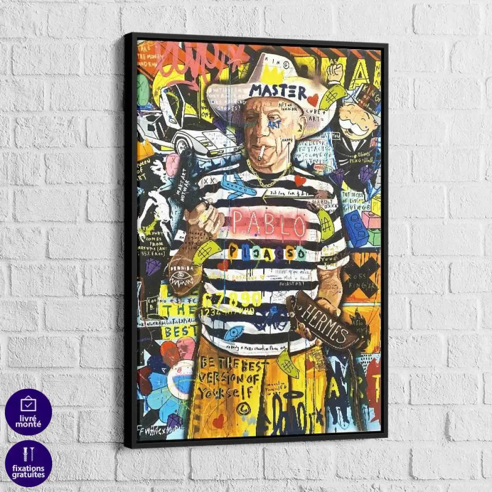 Tableau Street Art Pablo Picasso - Montableaudeco