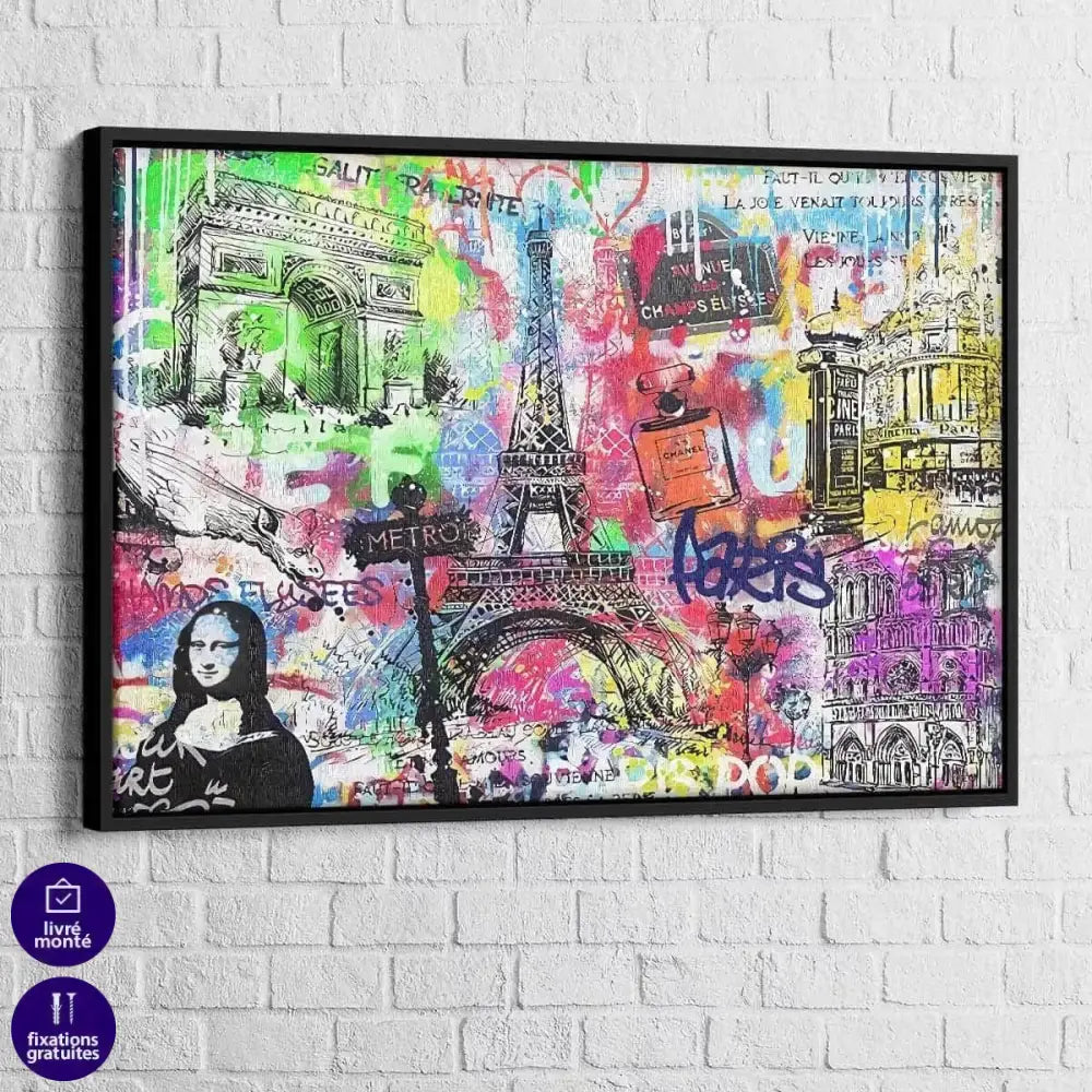 Tableau Street Art Paris - Montableaudeco