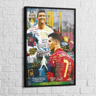 Tableau Street Art Ronaldo CR7 - Montableaudeco