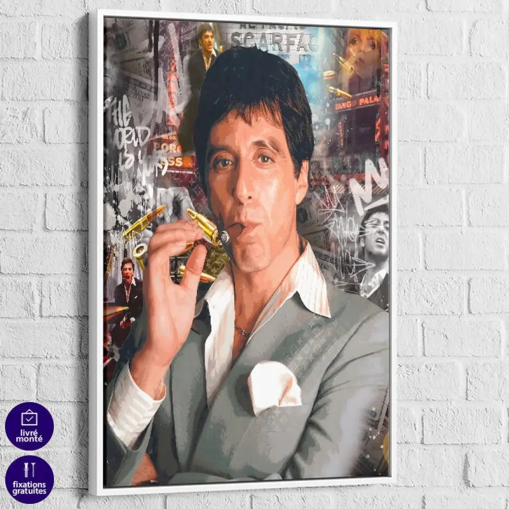 tableau contemporain gangster culte

