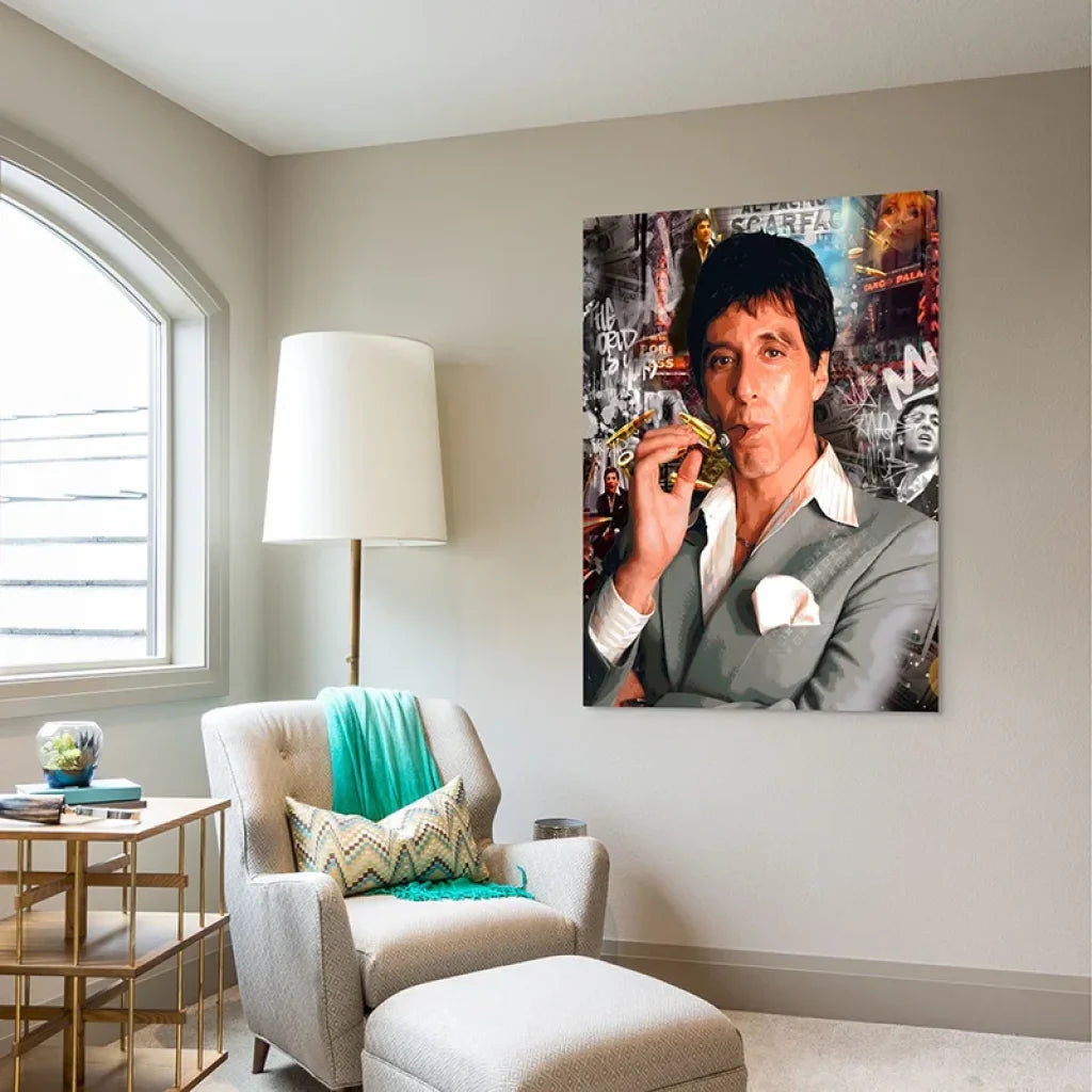 déco murale cinéma années 80