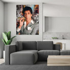 portrait street art Scarface luxe