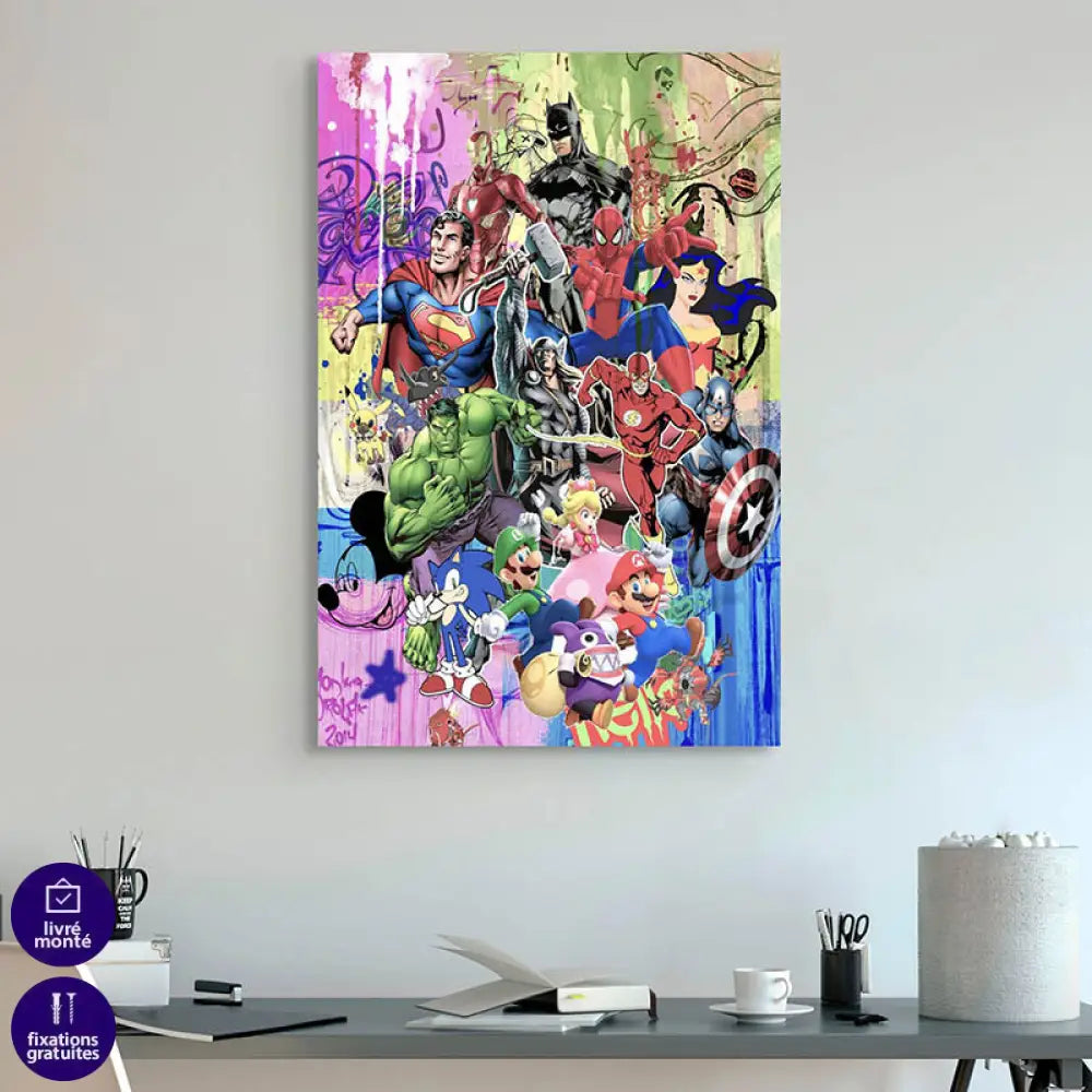 Tableau Street Art Urban Pop Icons Tableau Street Art