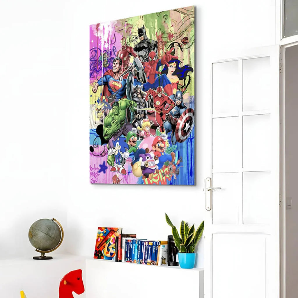 Tableau Street Art Urban Pop Icons Tableau Street Art