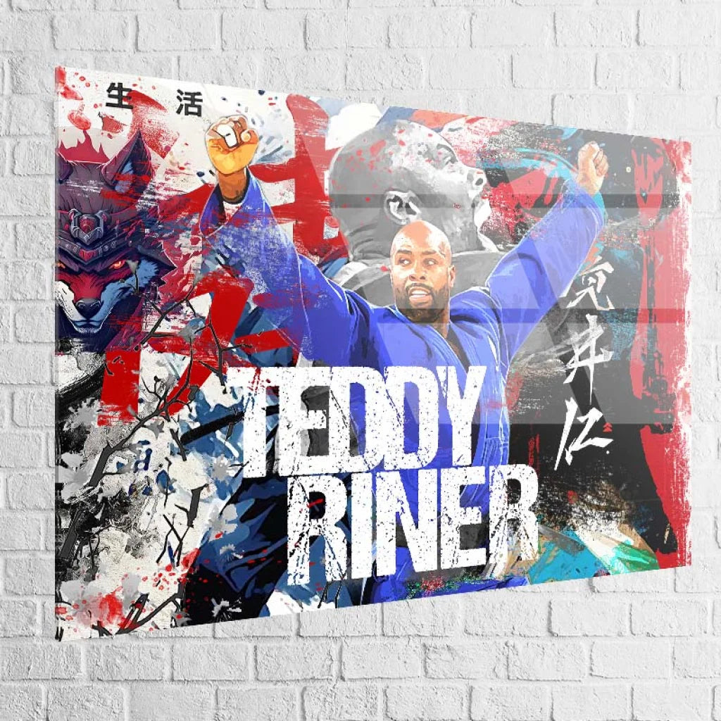 Tableau Teddy Rinner Légendaire 40x60cm / Plexiglas Tableau Sport