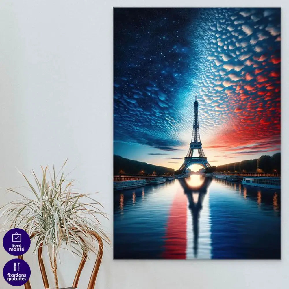 Tableau Tour Eiffel France - Montableaudeco