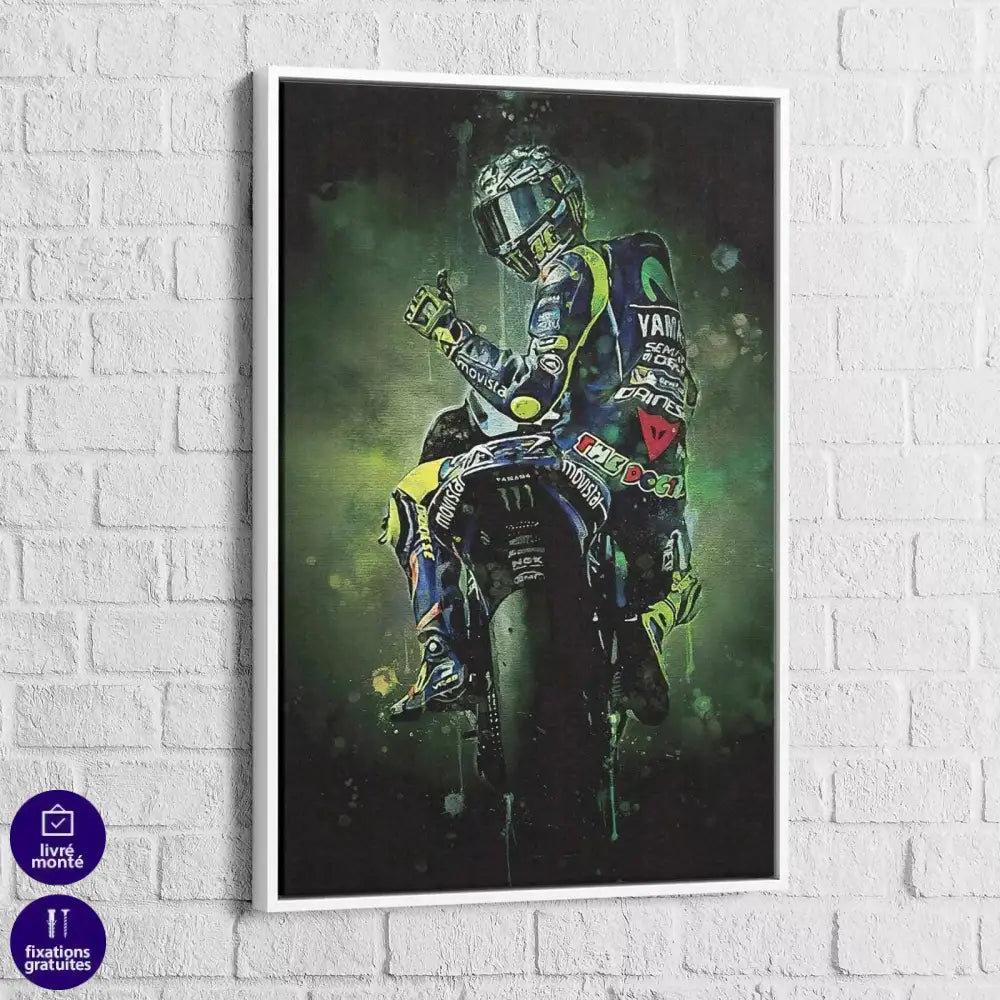Tableau Valentino Rossi Superbike - Montableaudeco