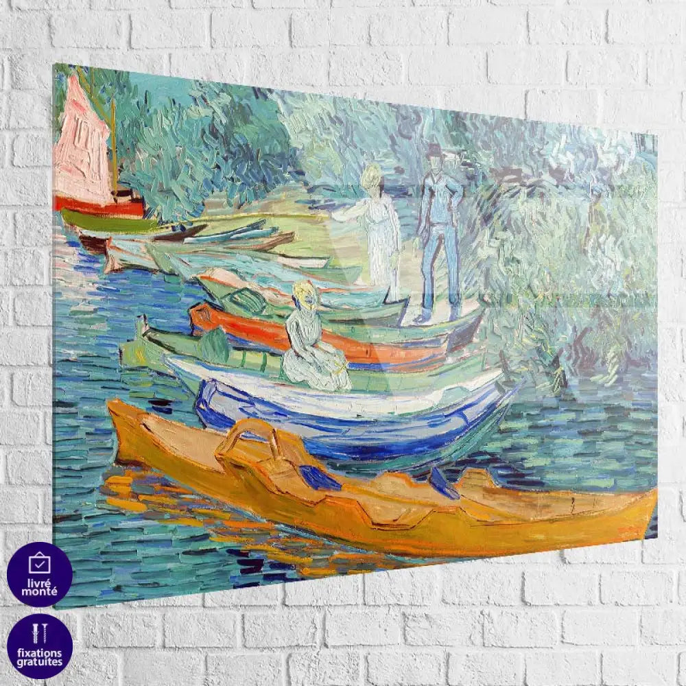 Tableau Van Gogh bord de l'oise D