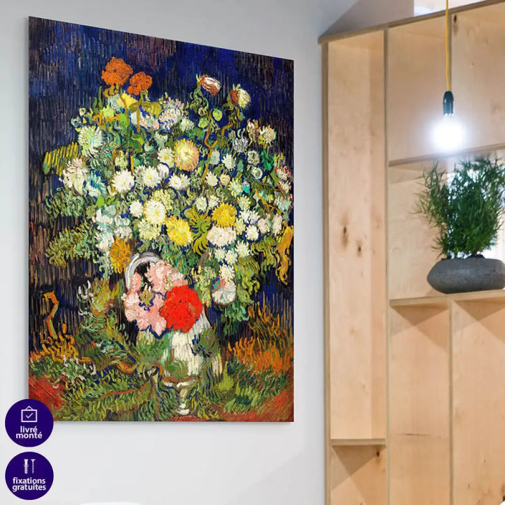 Tableau Van Gogh Le Bouquet de Fleurs dans un vase 6
