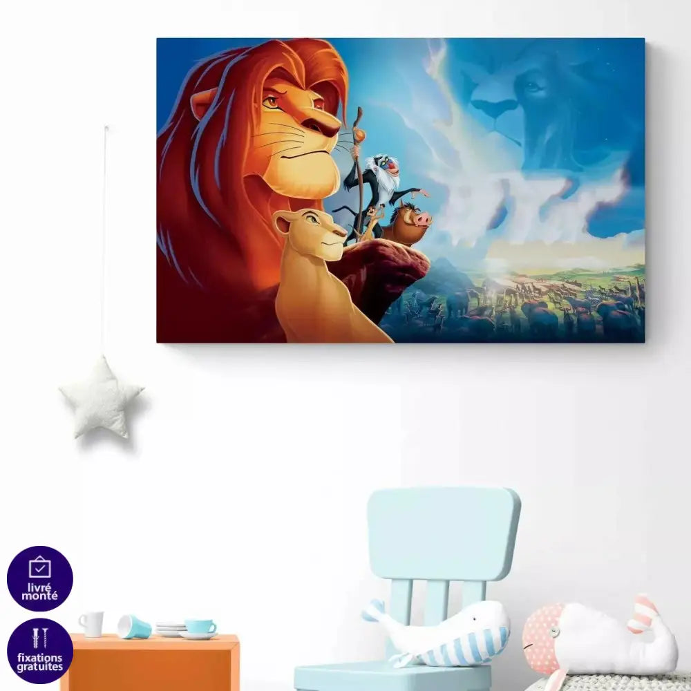 Tableau Walt Disney Le Roi Lion - Montableaudeco