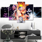 Tableau Naruto 5 Parties Le Trio Légendaire de Konoha - Montableaudeco